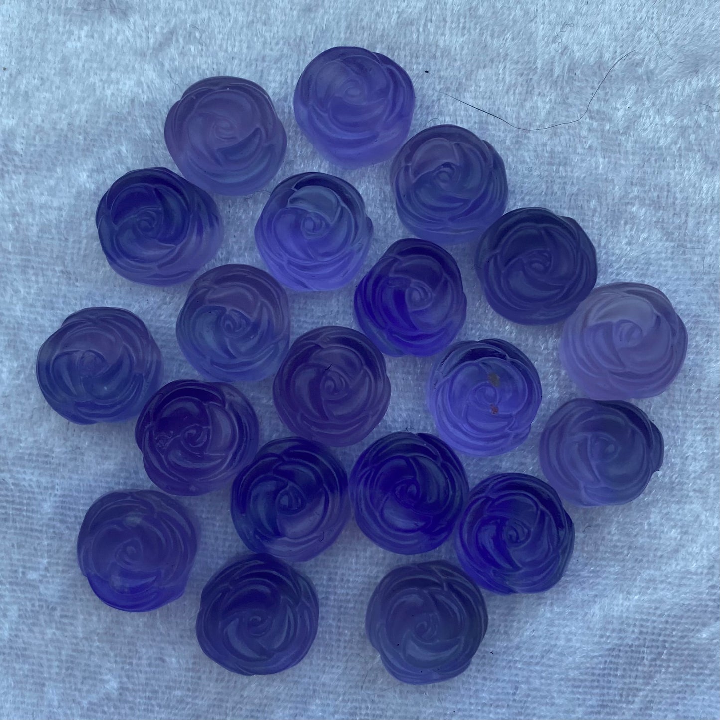 Purple Fluorite rose flowers