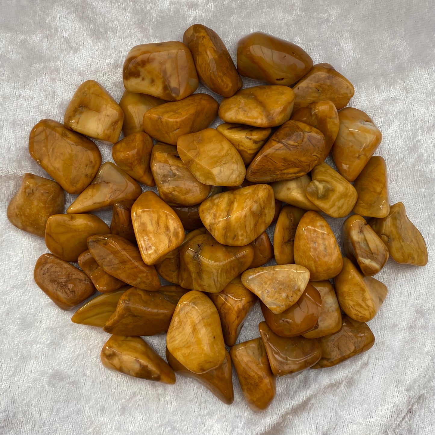 Yellow Jasper tumblestones