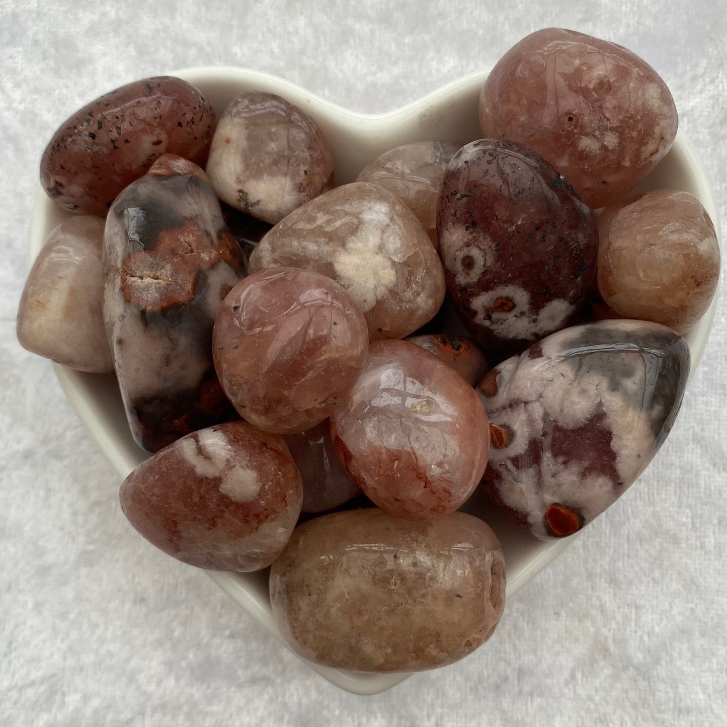Pink Amethyst tumblestones