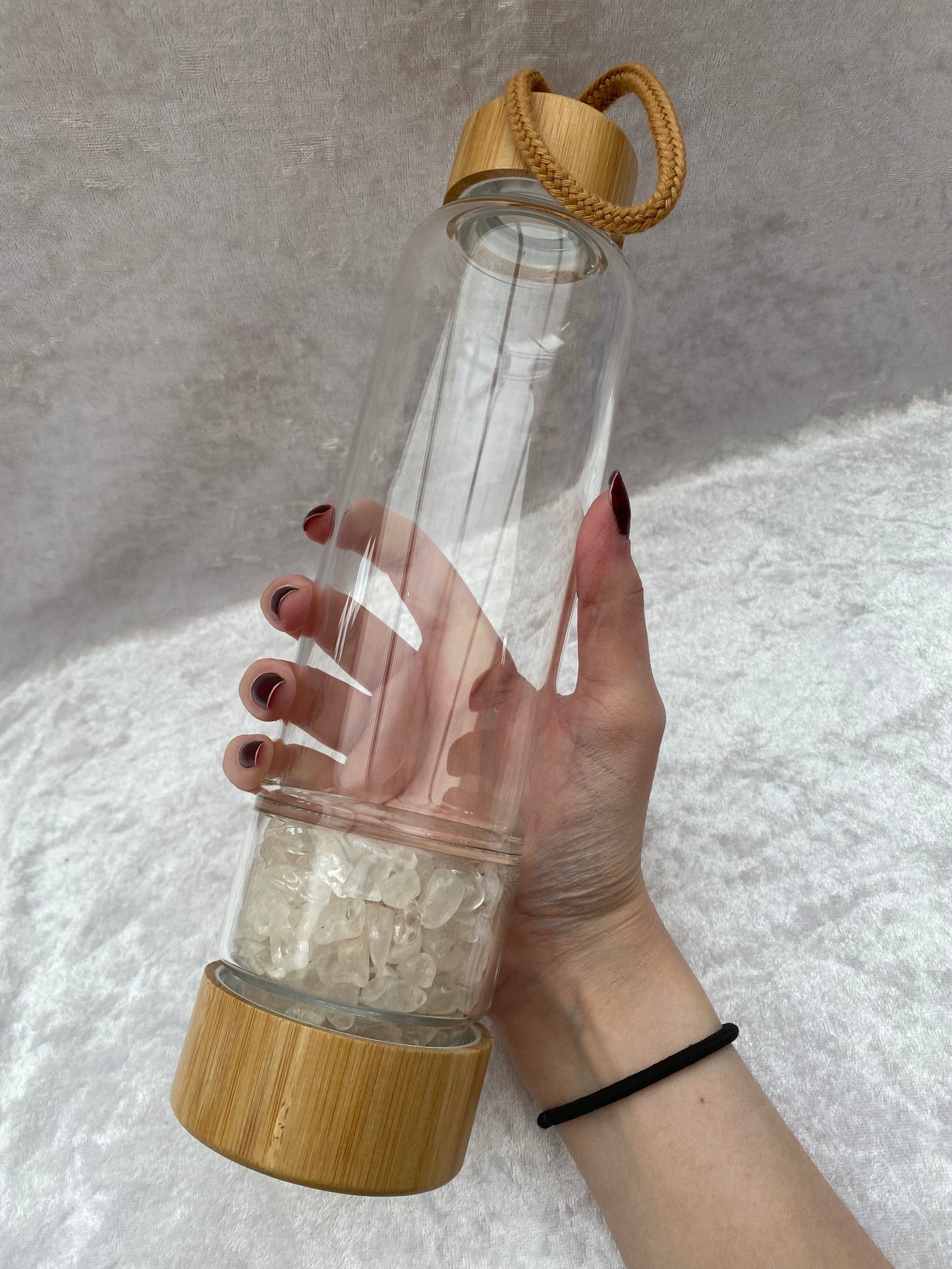 Crystal chamber water bottles