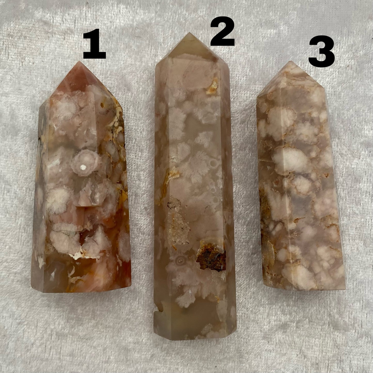 Blossom Agate towers
