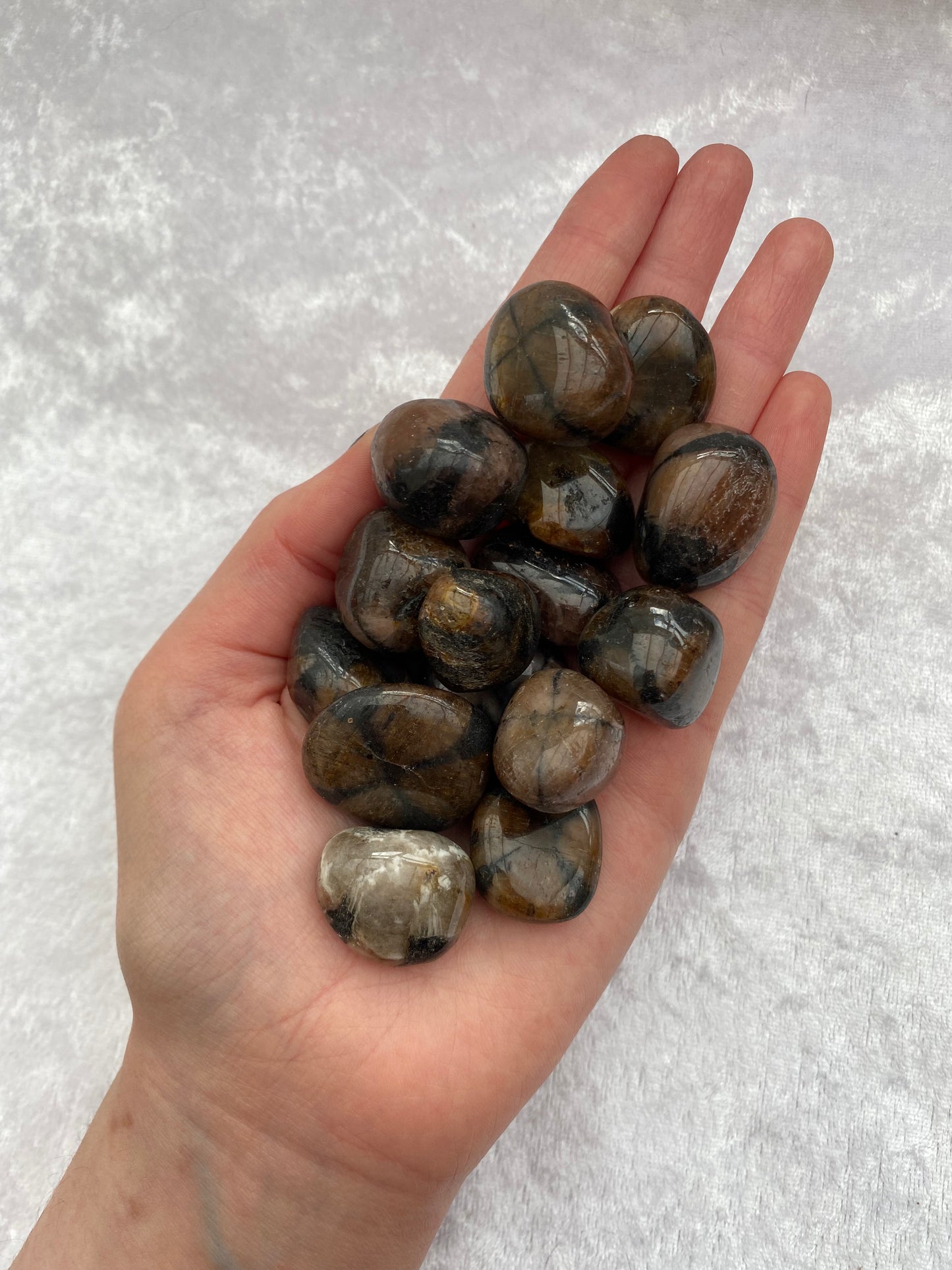 Chiastolite tumblestones