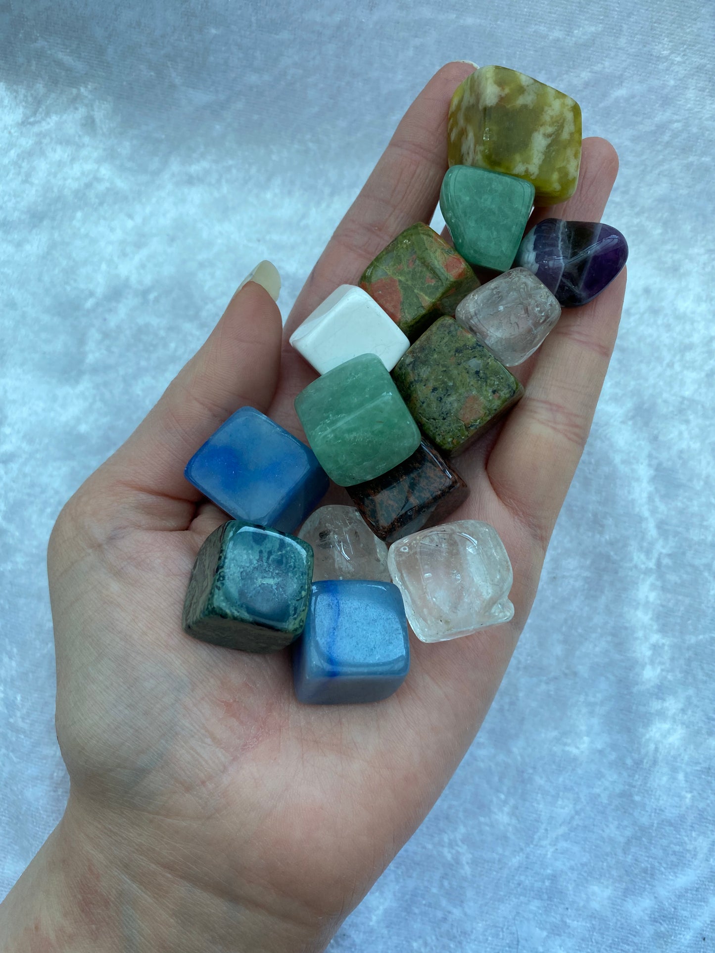Mini crystal cubes