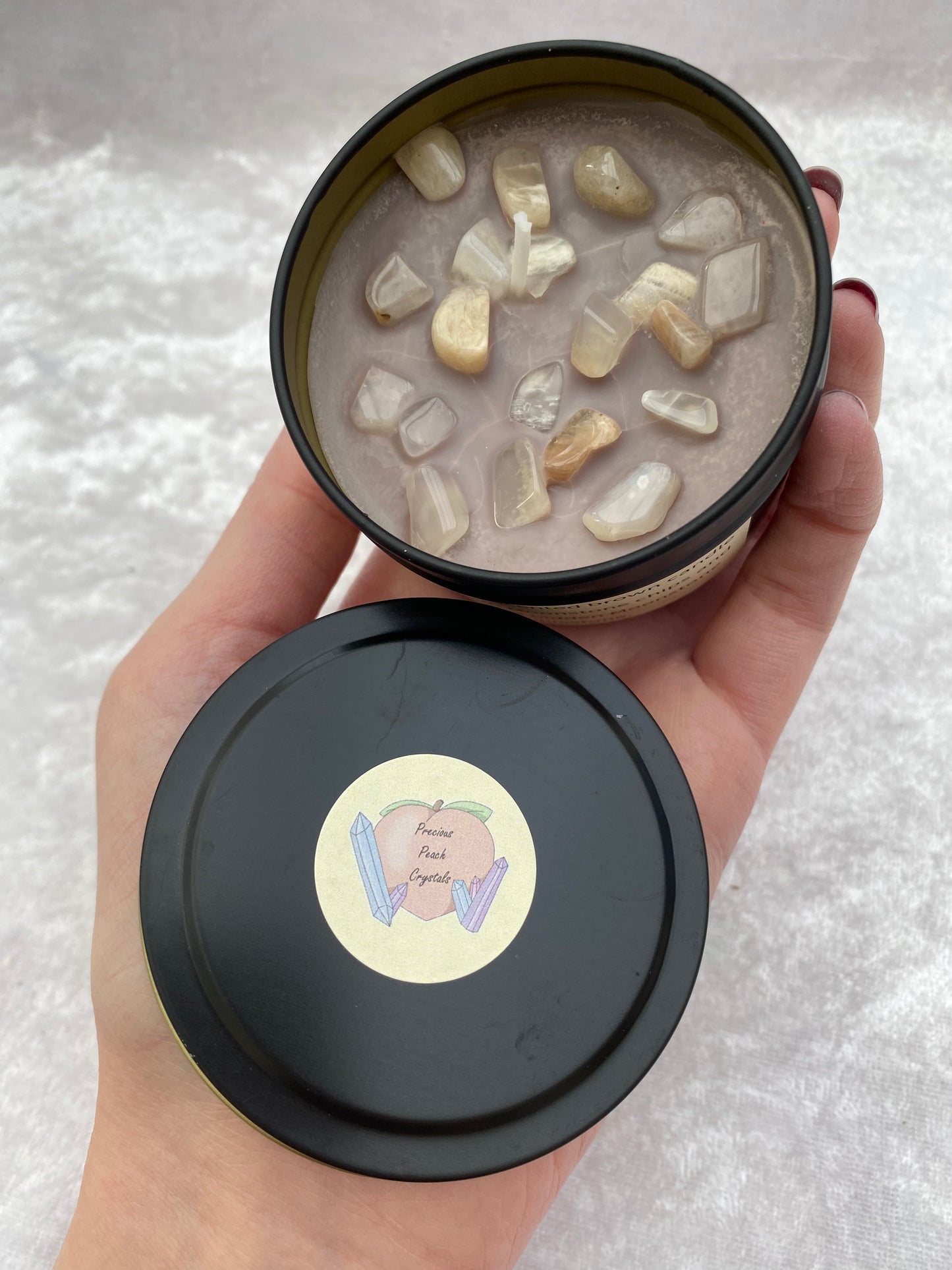 Chocolate scented Moonstone candles