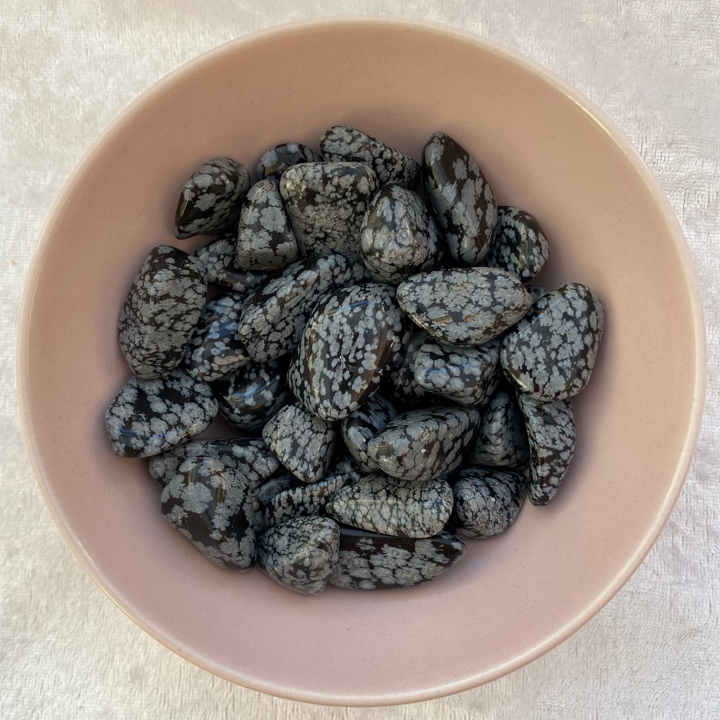 Snowflake Obsidian tumblestones