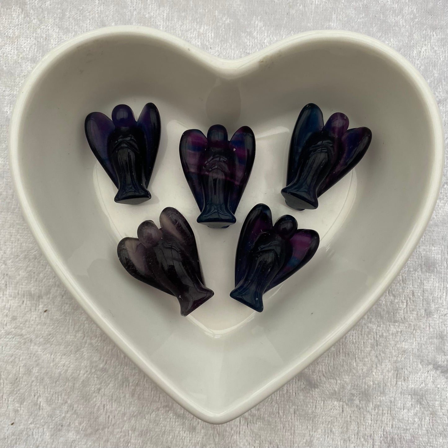 Rainbow Fluorite mini angels