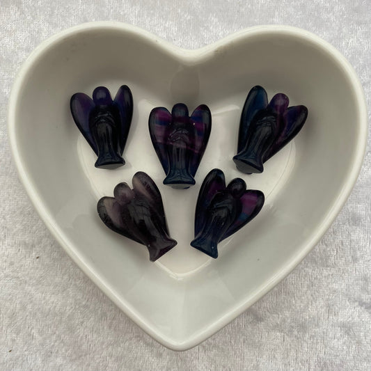 Rainbow Fluorite mini angels