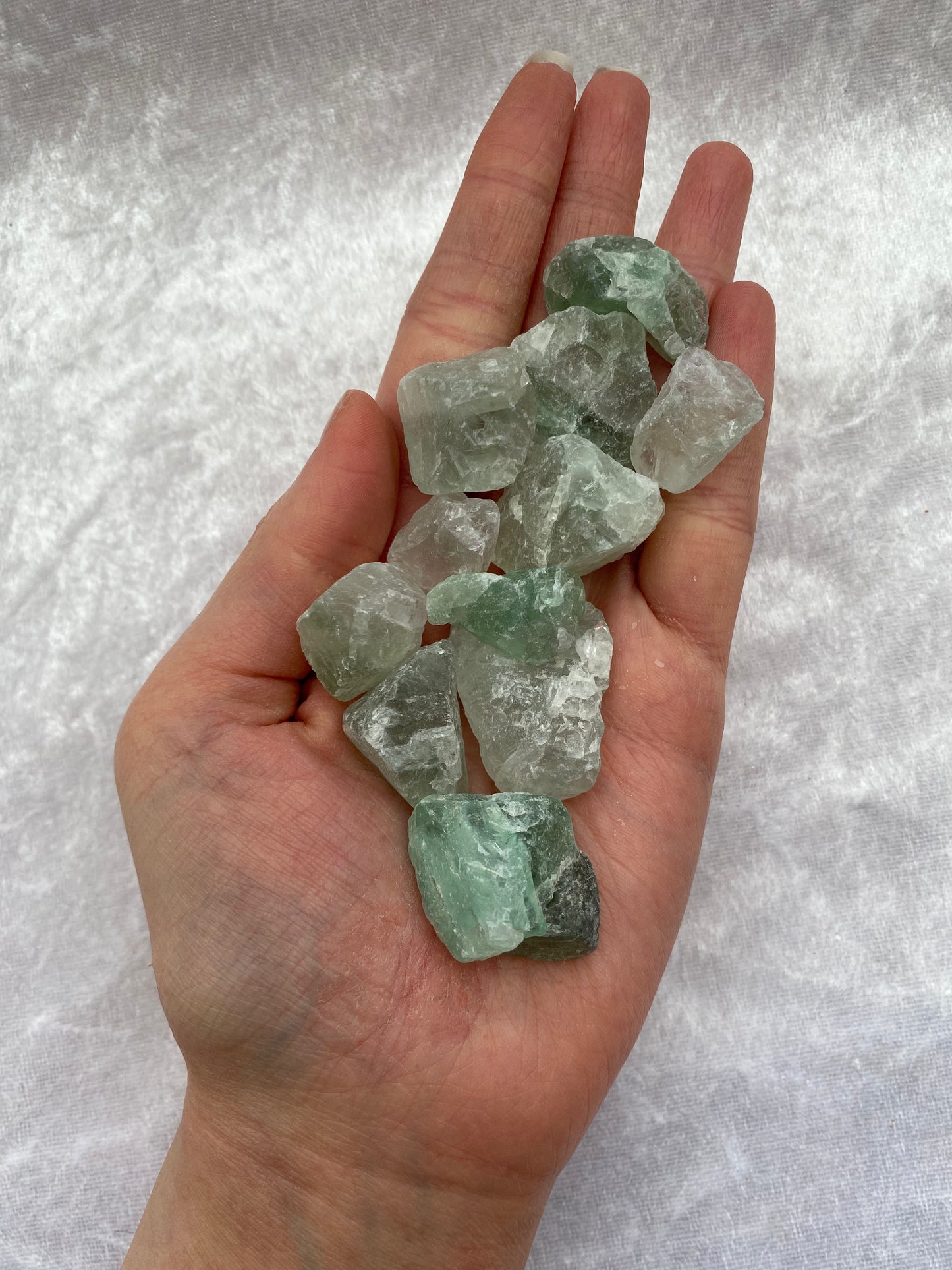 Small rough Green Fluorite