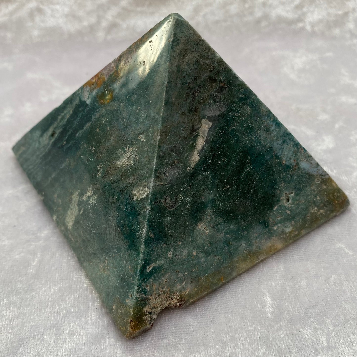 Extra large Ocean Jasper pyramid