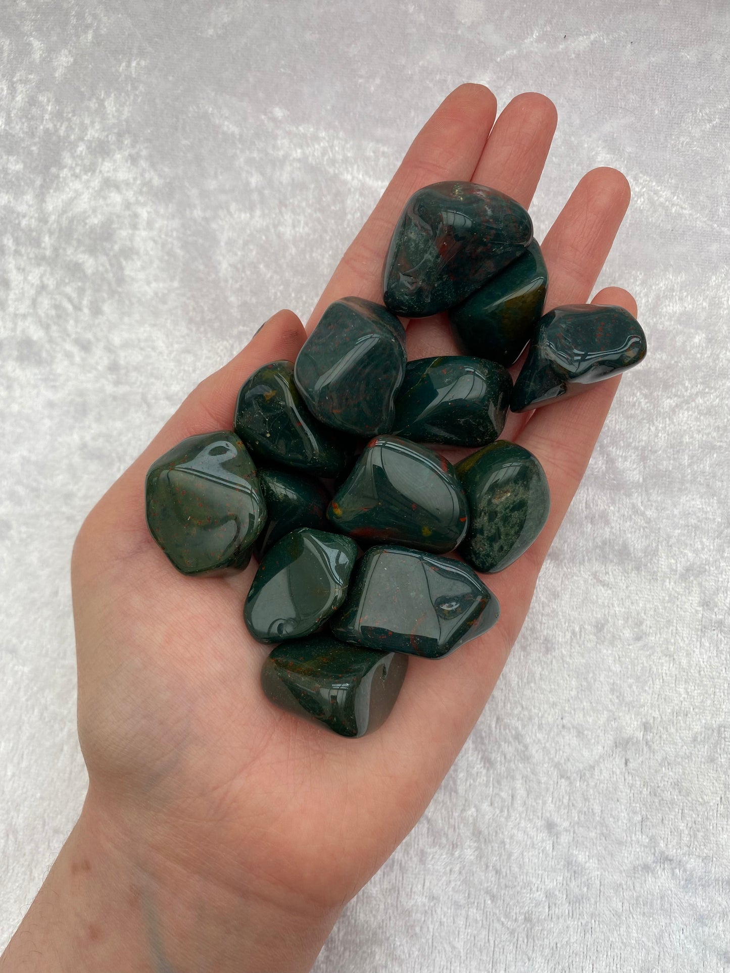Bloodstone tumblestones