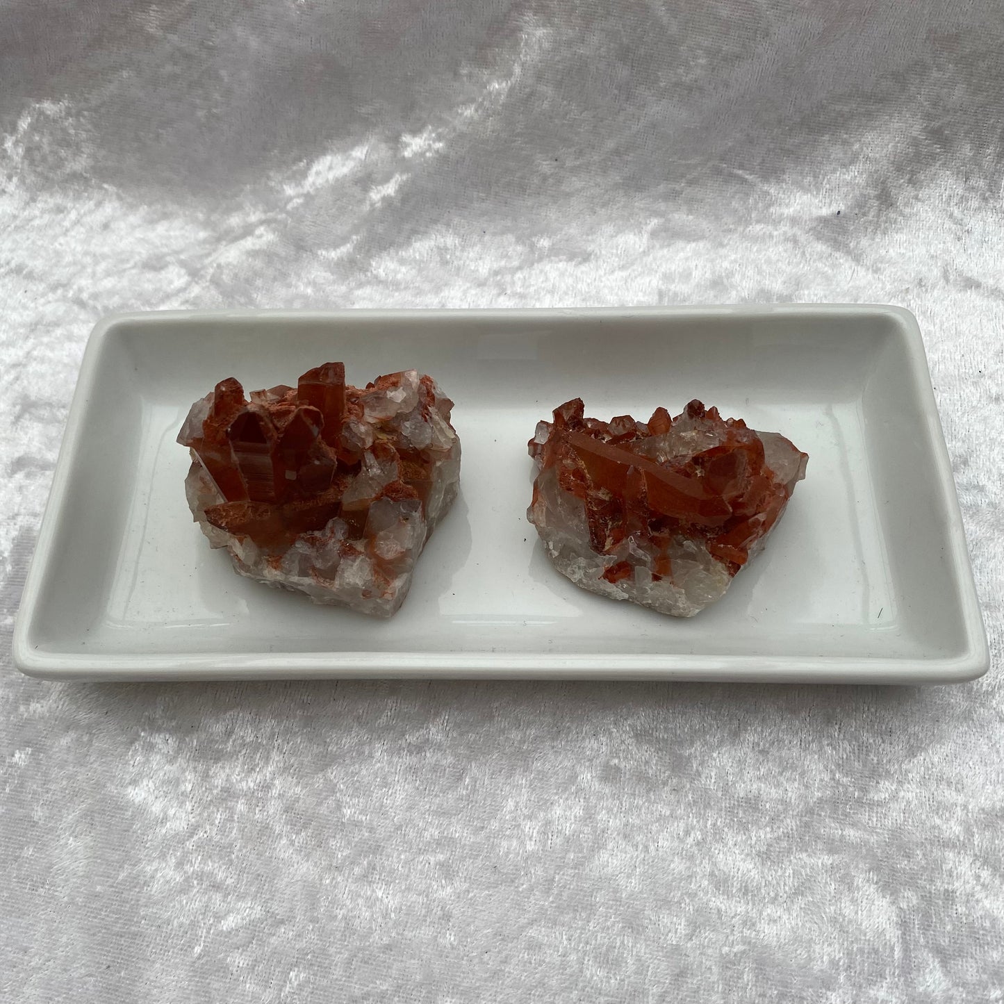 Tangerine Quartz clusters