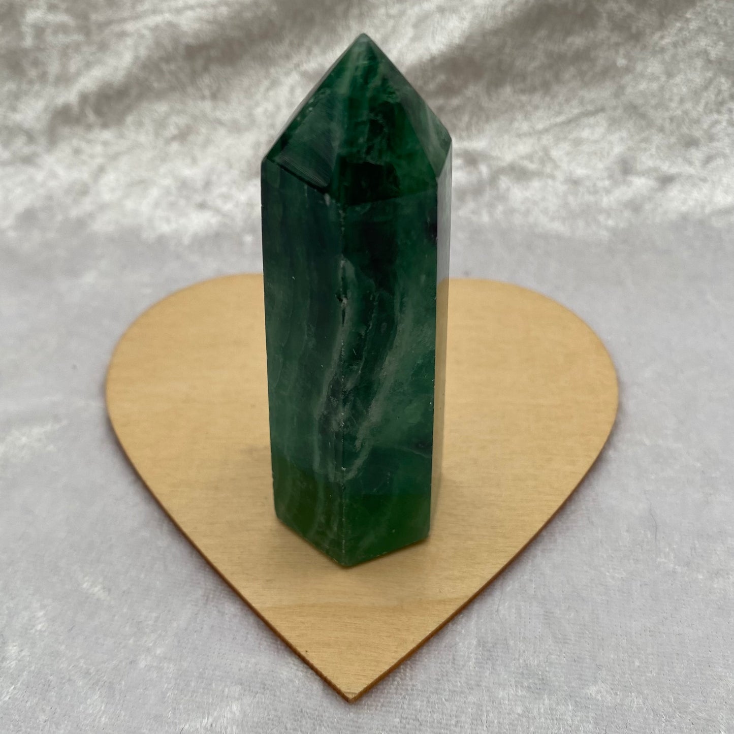 Dark Green Fluorite Tower