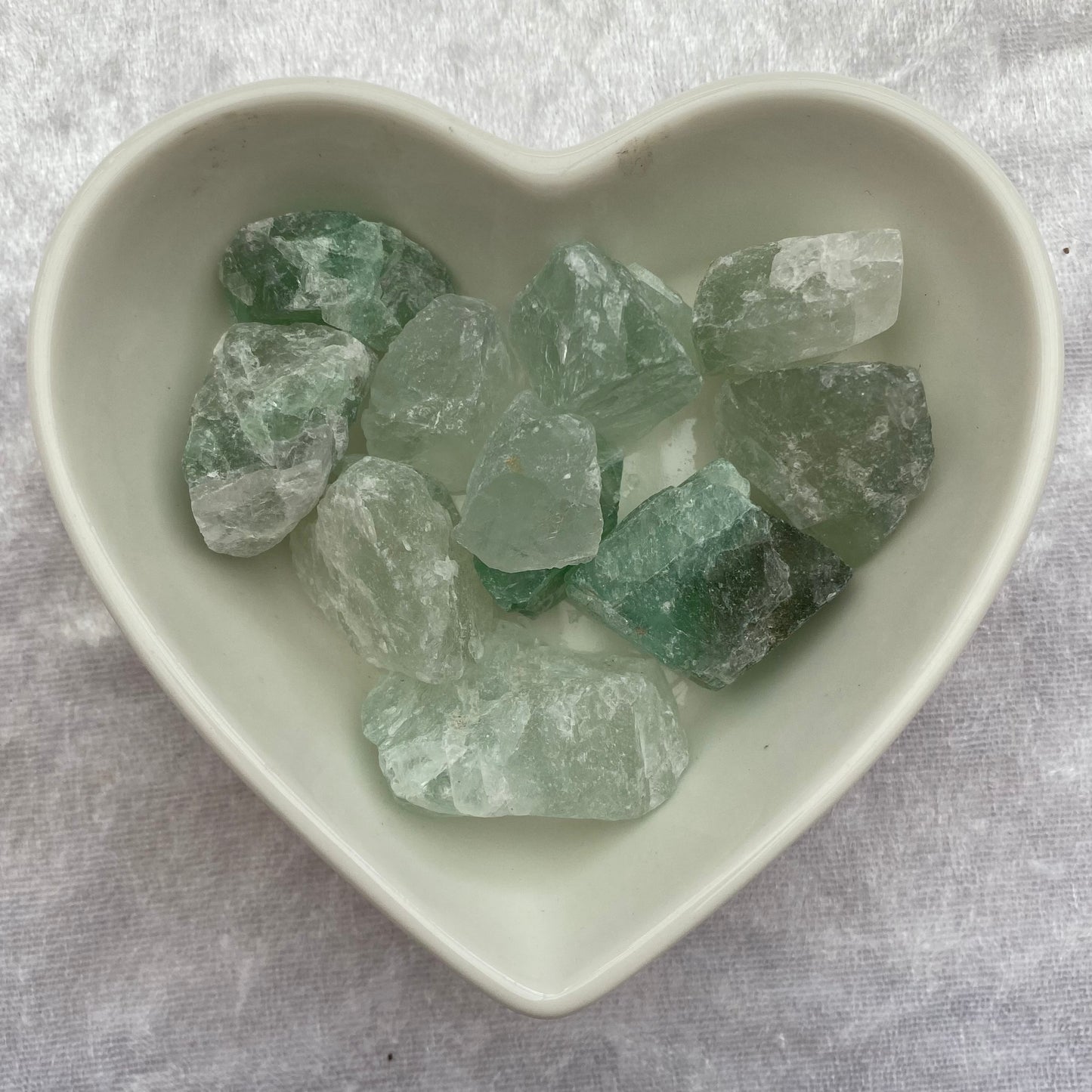 Small rough Green Fluorite