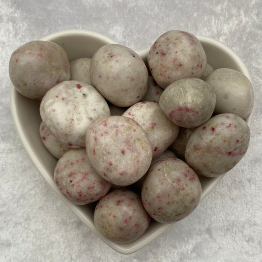 Cinnabrite tumblestones