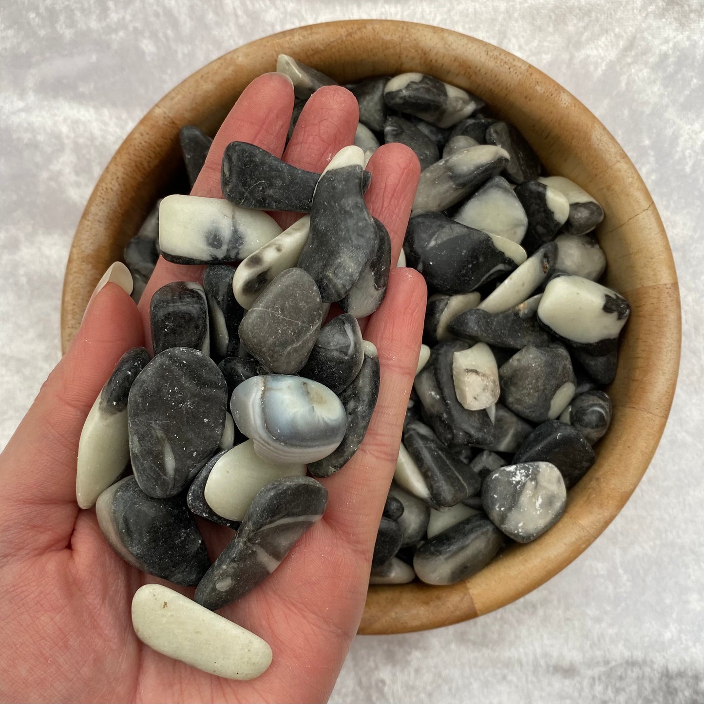 Shell Jasper tumblestones