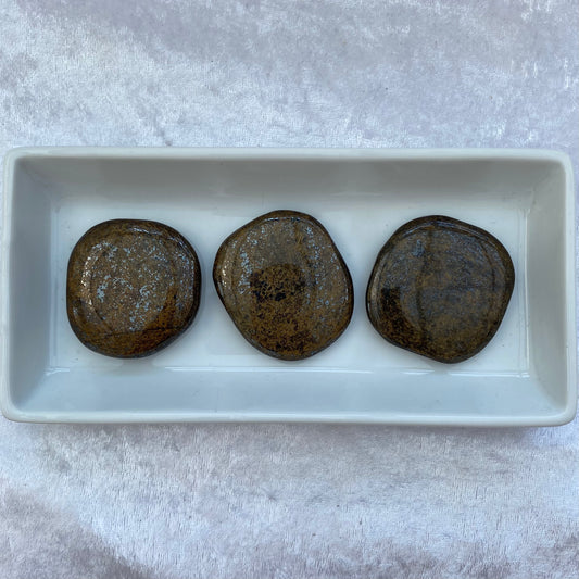 Bronzite palmstones