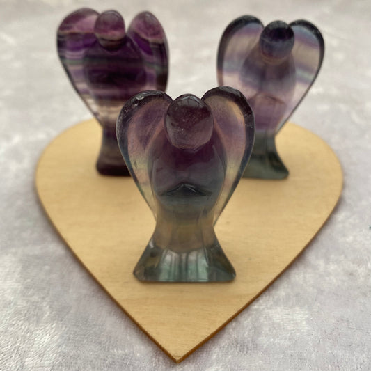 Rainbow Fluorite angels