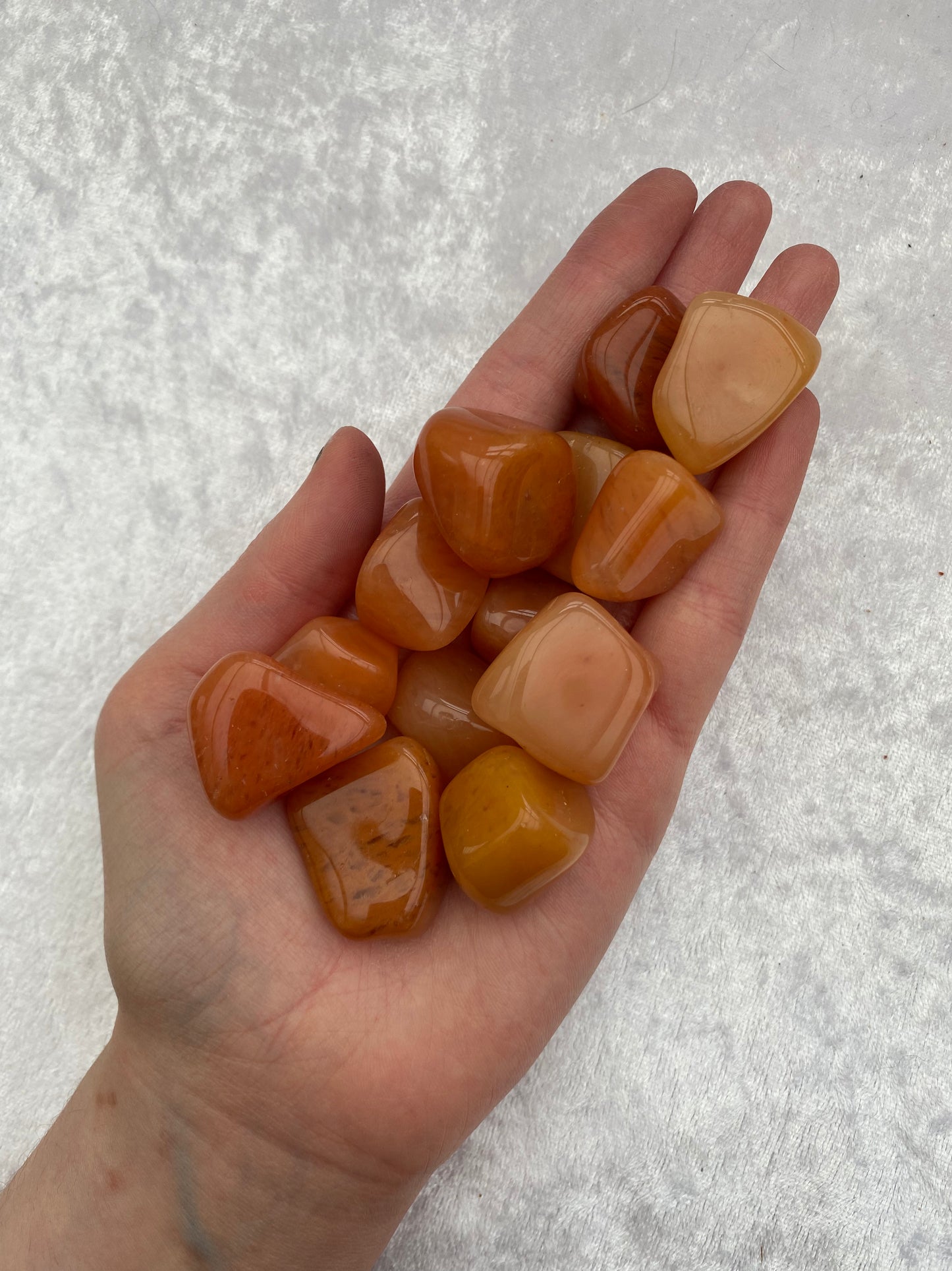 Peach Aventurine tumblestones