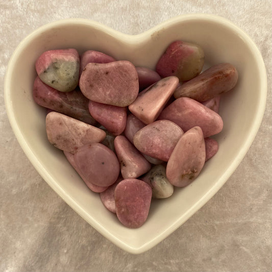 Pink Thulite tumblestones