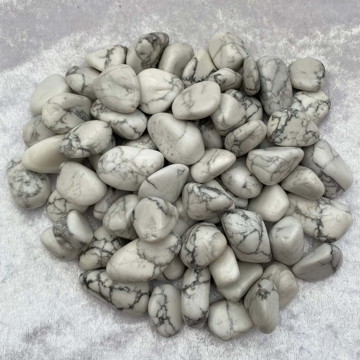 White Howlite tumblestones