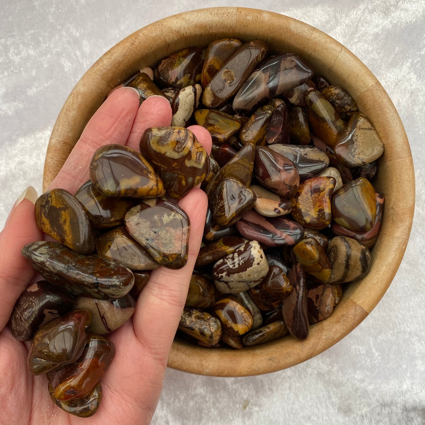 Autumn Leaf Jasper tumblestones