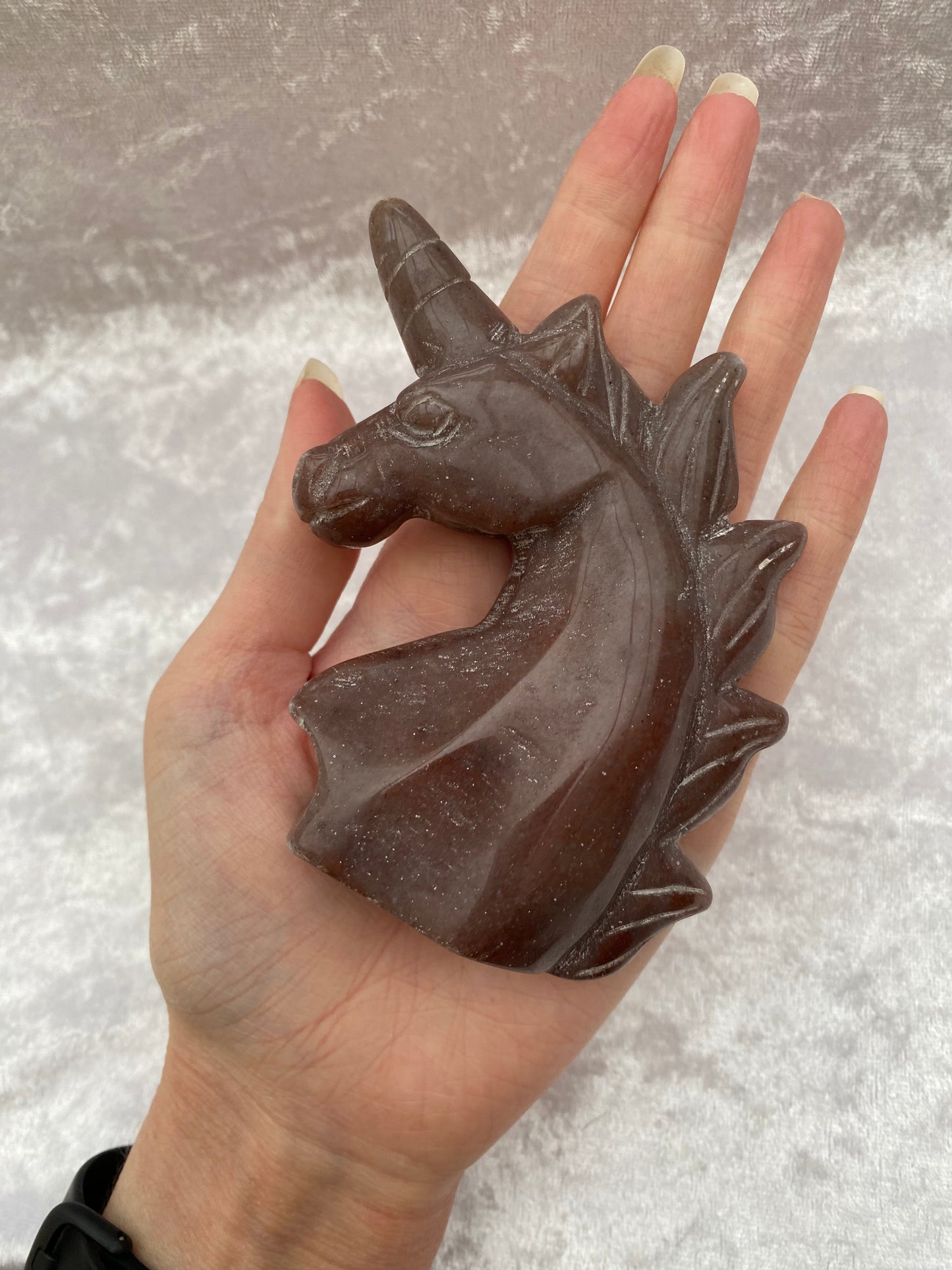 Large Red Aventurine Unicorn
