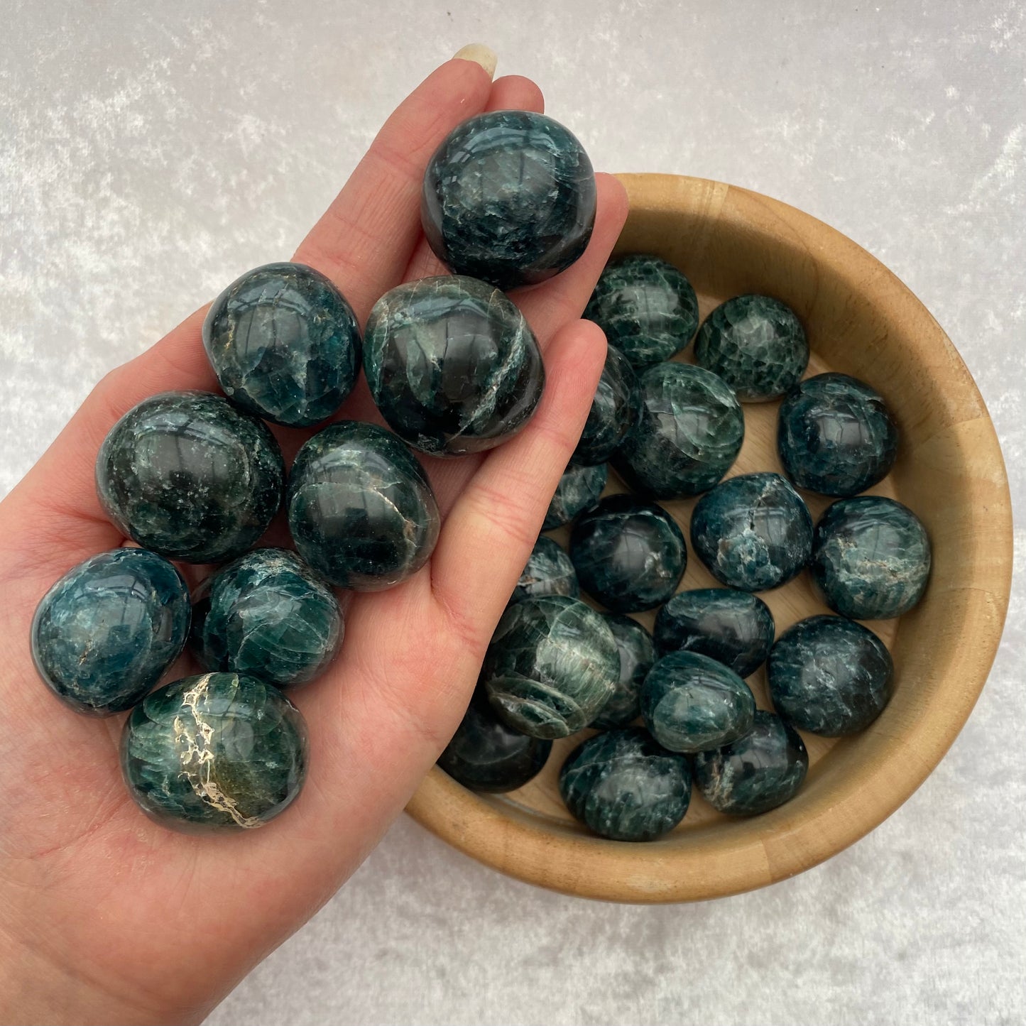 Apatite tumblestones