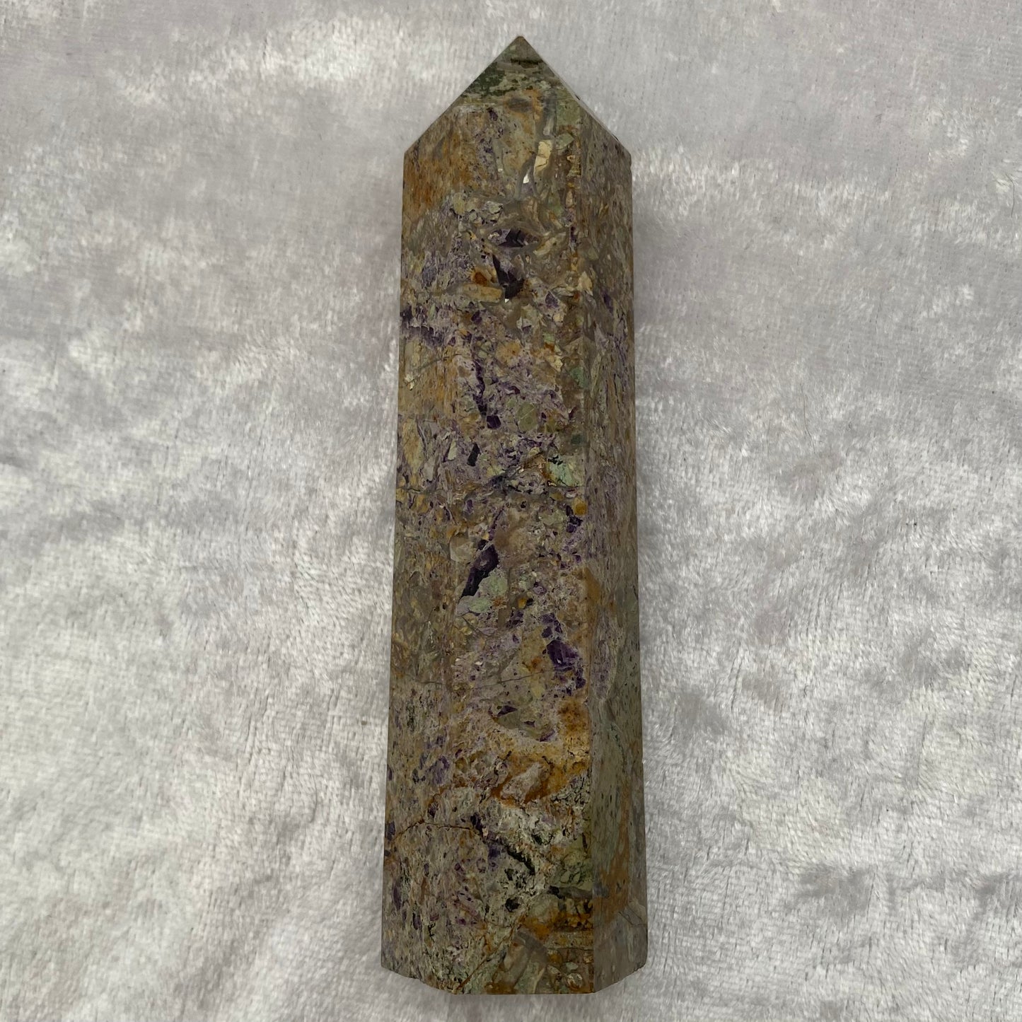 Brecciated Fluorite Tower