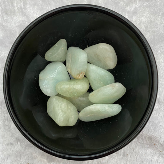 Aquamarine tumblestones
