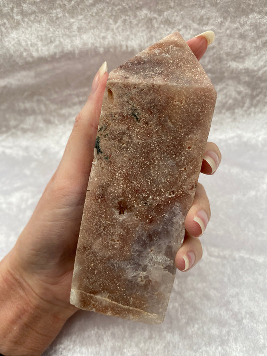 Large Pink Amethyst Obelisk