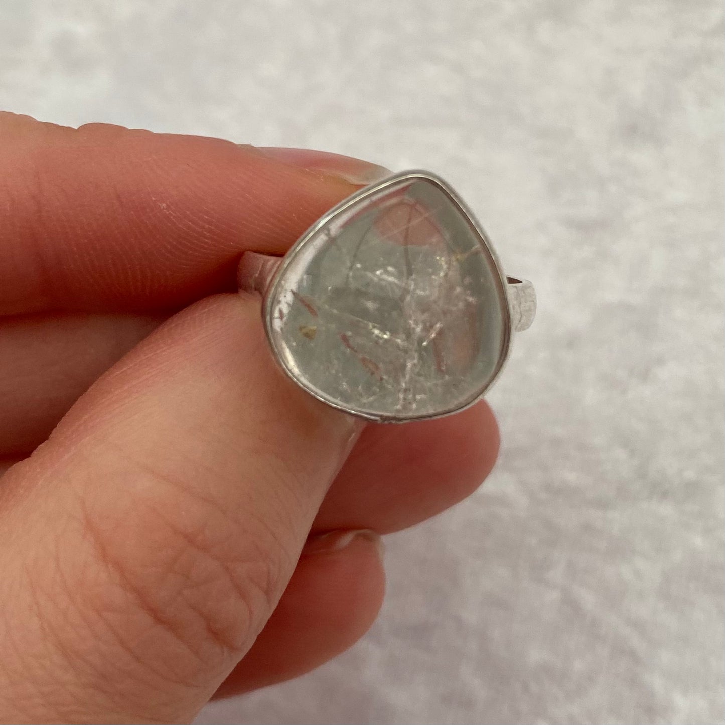 Rutile Quartz ring