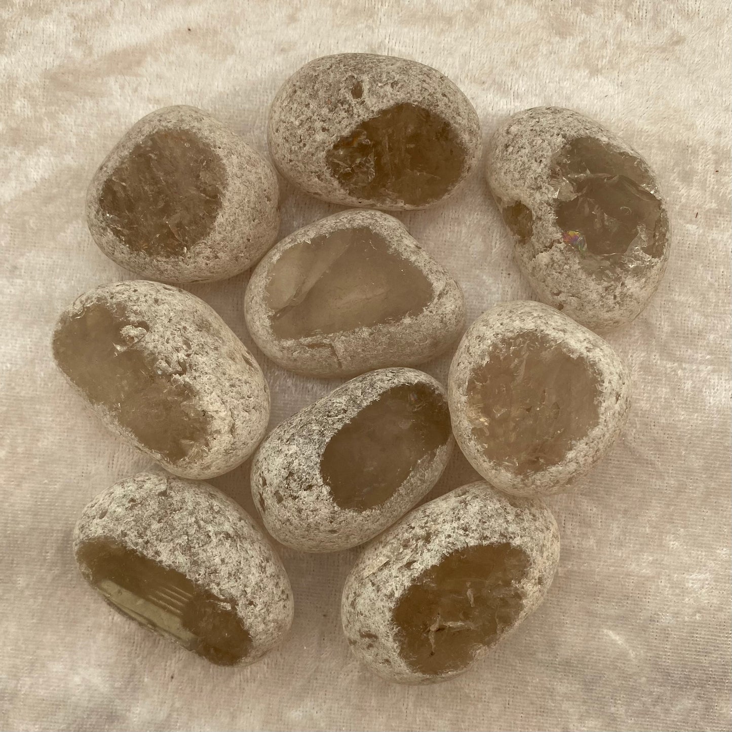 Smoky Quartz dragon eggs tumblestones