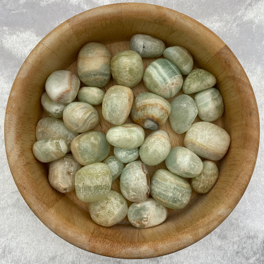 Pistachio Calcite tumblestones