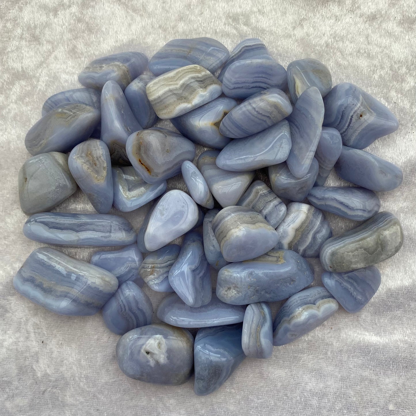 Blue Lace Agate tumblestones
