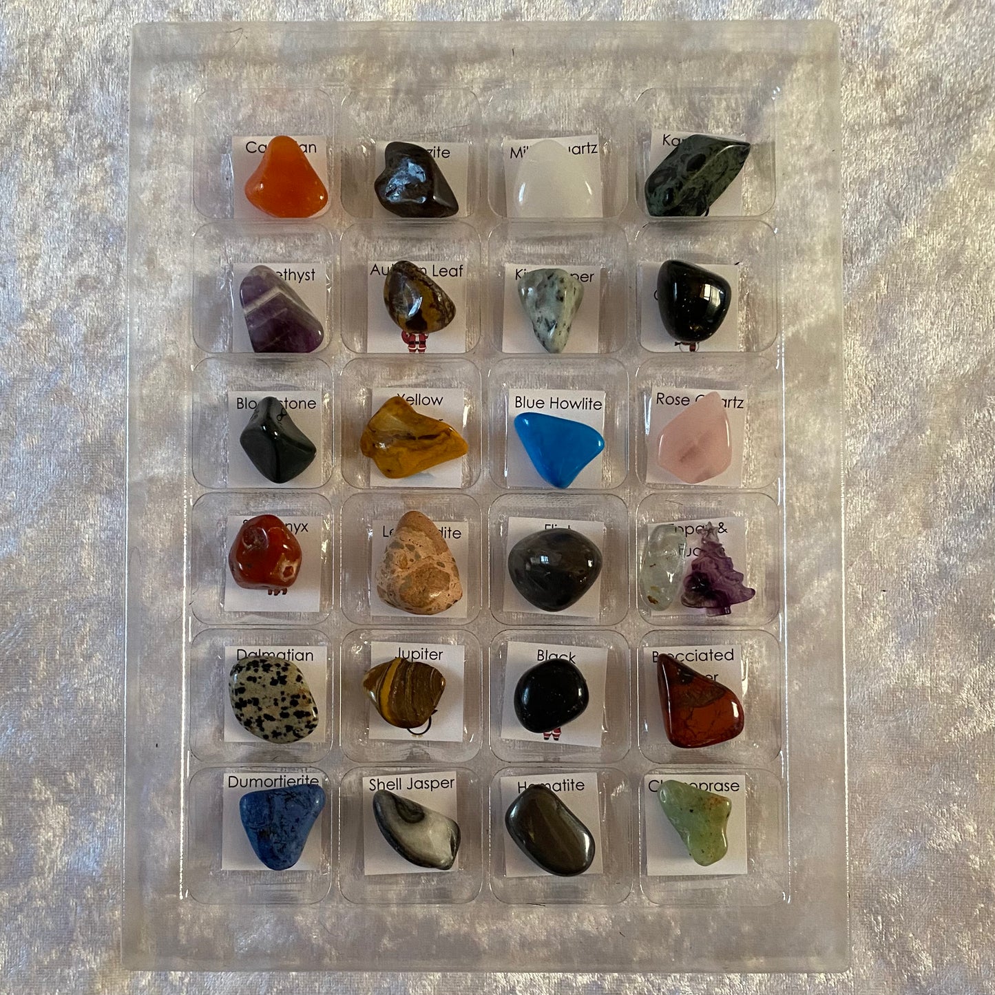 Crystal tumblestone advent calendar