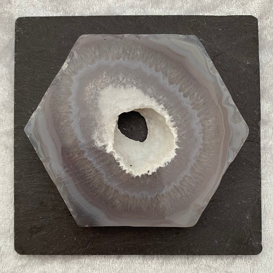 Grey Agate slice