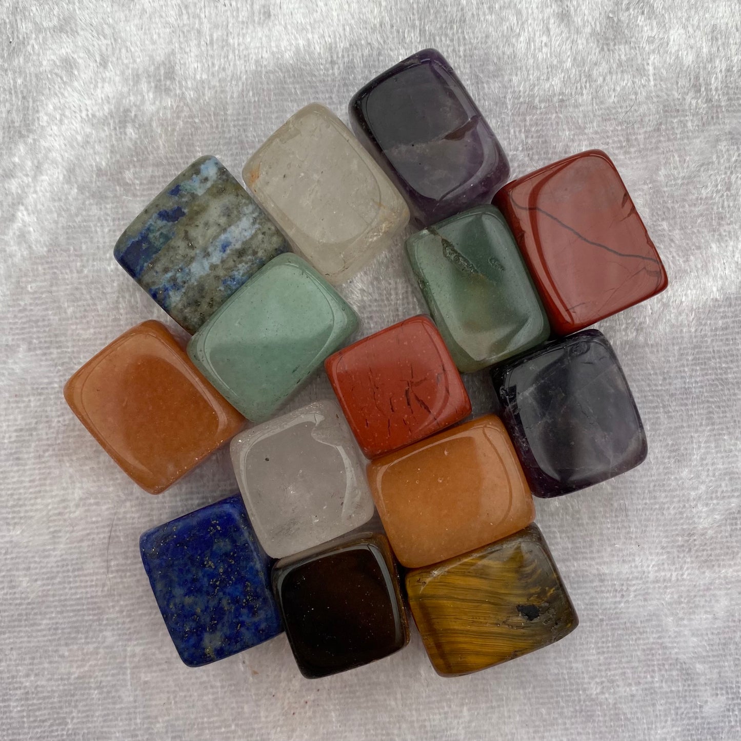 Mini crystal cubes