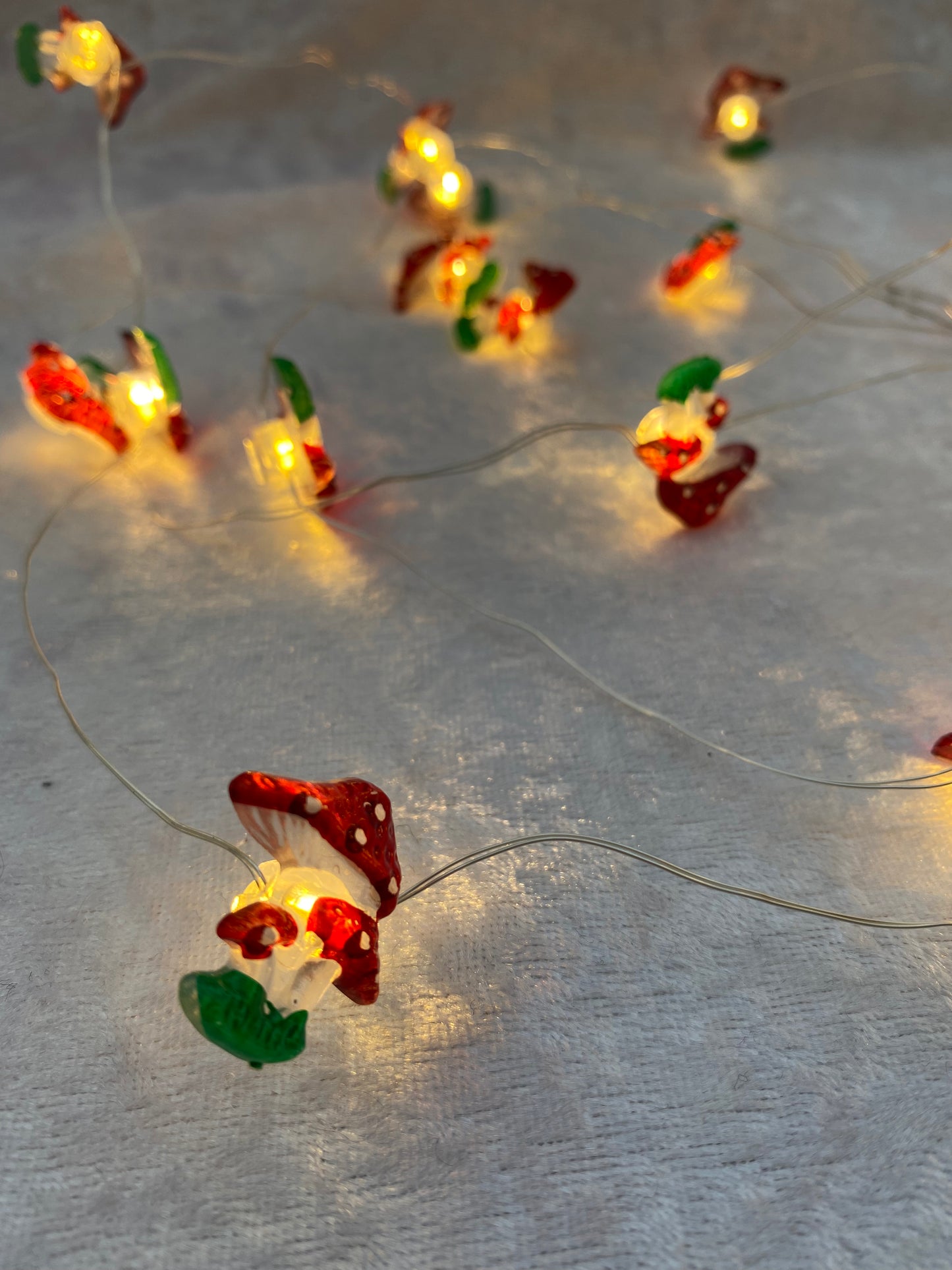 Mushroom LED fairy lights