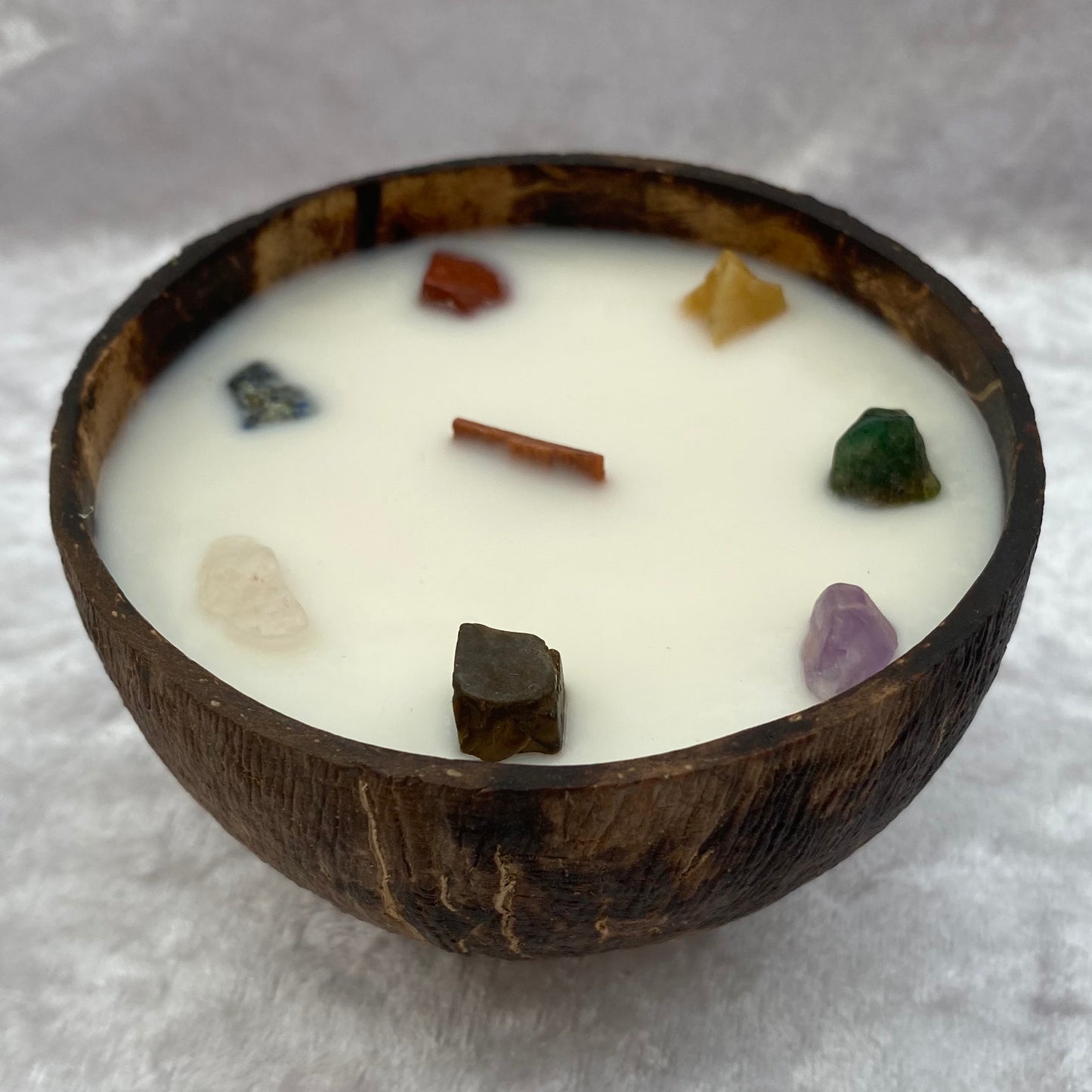 Mixed crystal candle