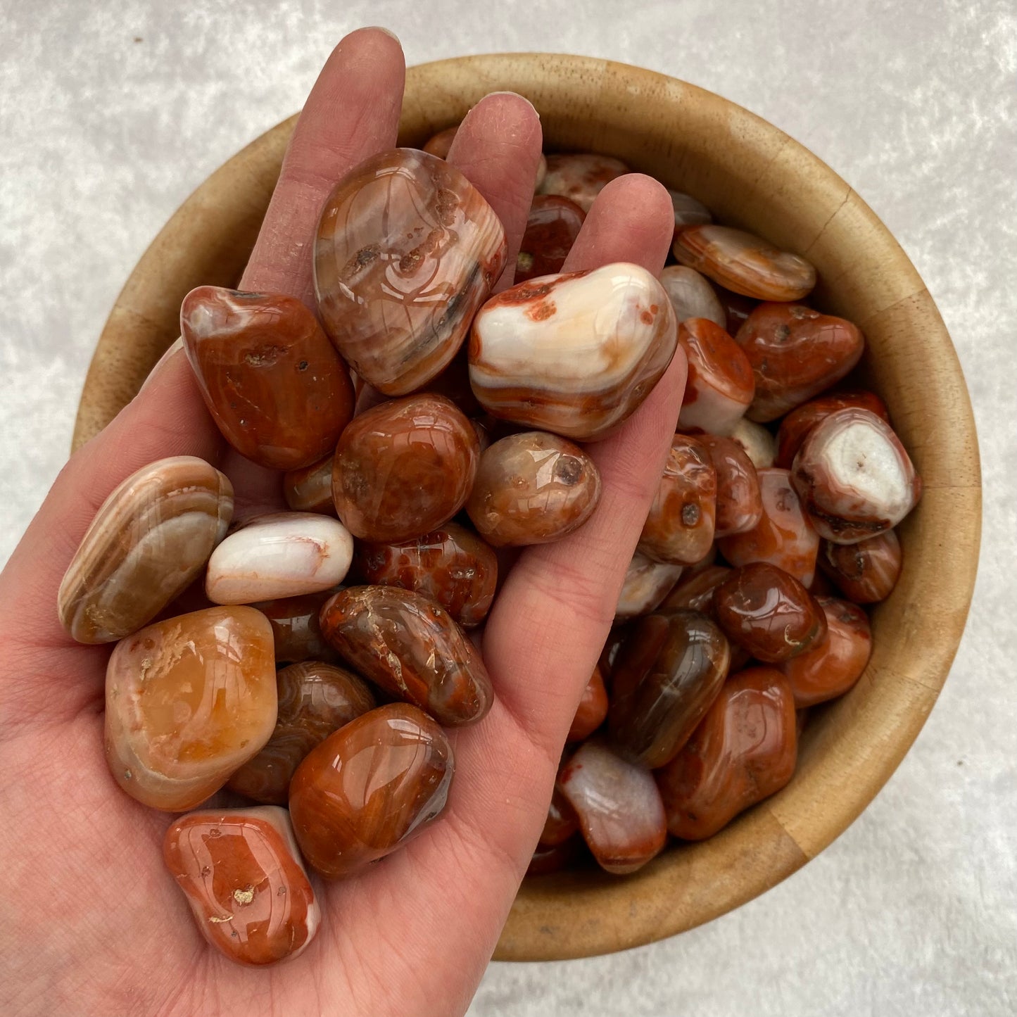 Sardonyx tumblestones