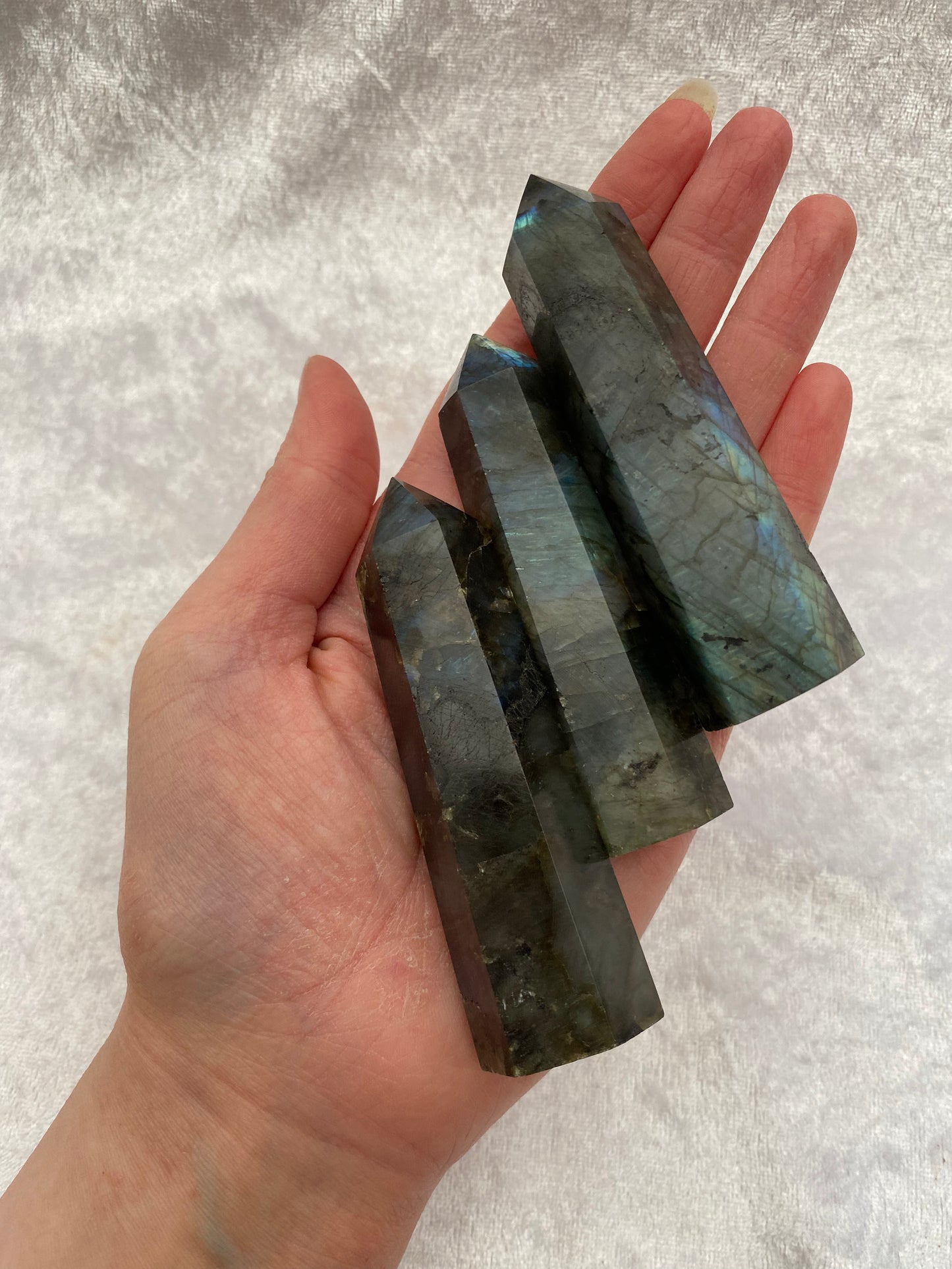 Labradorite towers