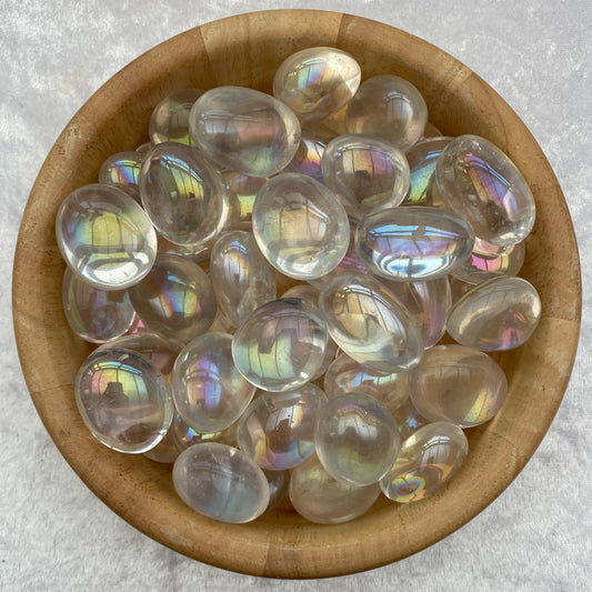 Angel Aura Quartz tumblestones