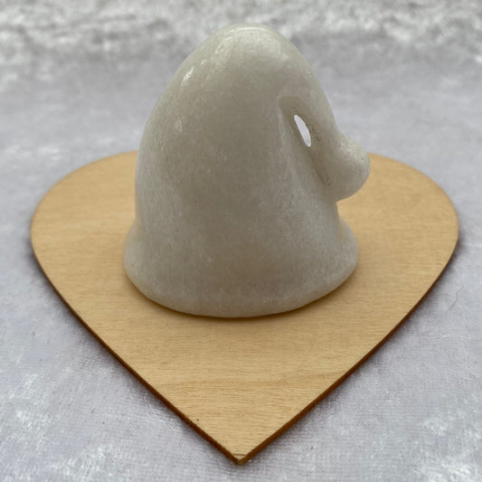 Milky Quartz Santa Hat