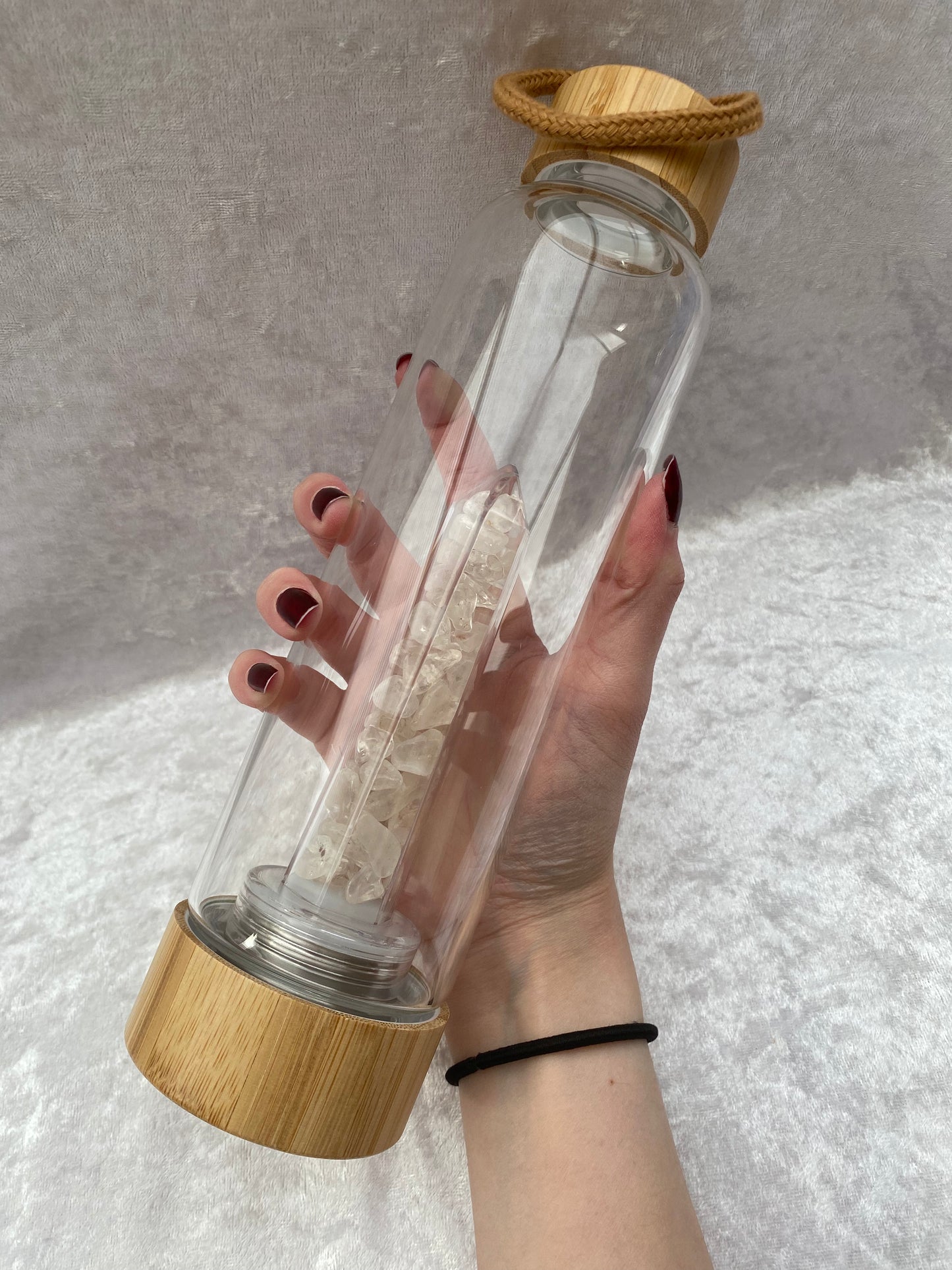 Crystal tower water bottles