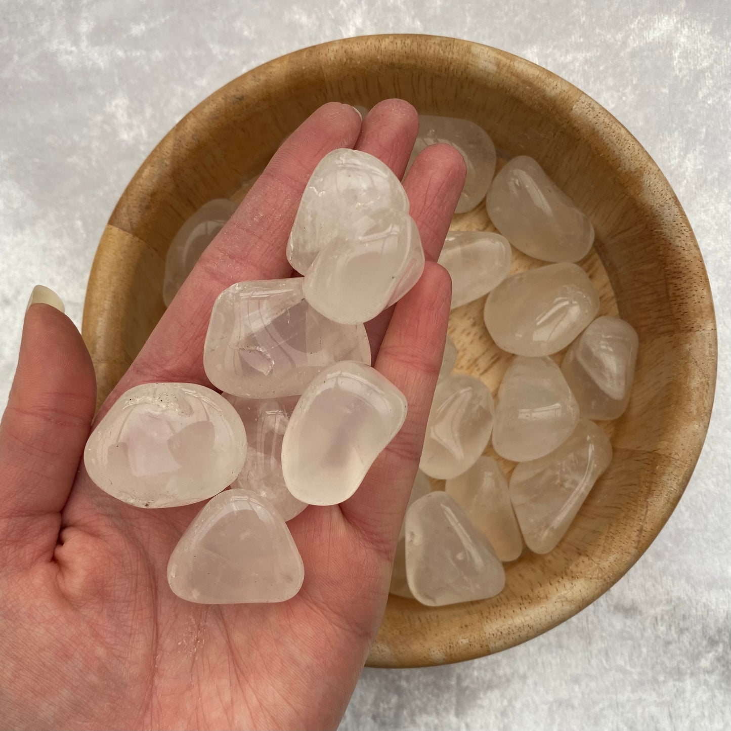 Girasol Quartz tumblestones