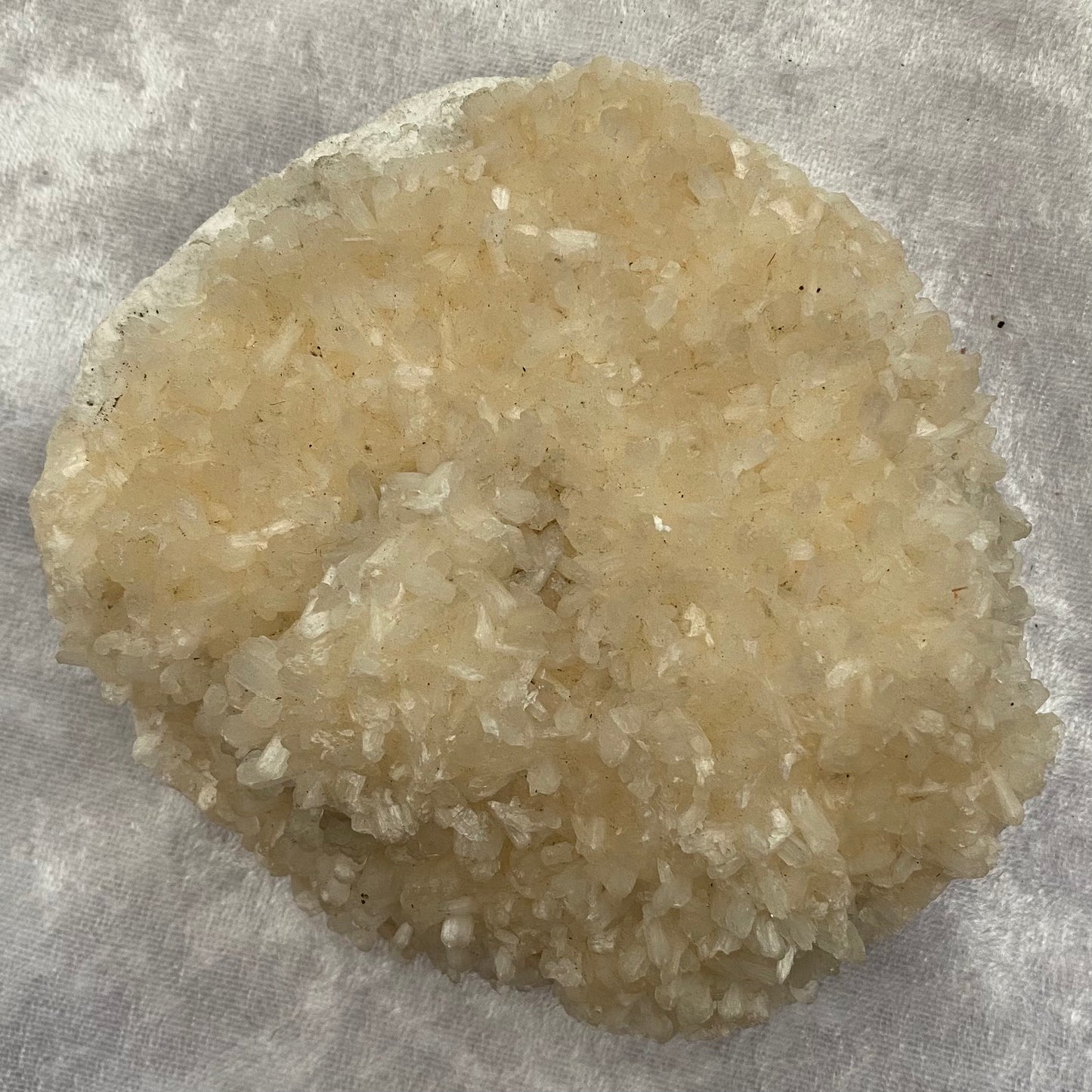 Peach Stilbite cluster