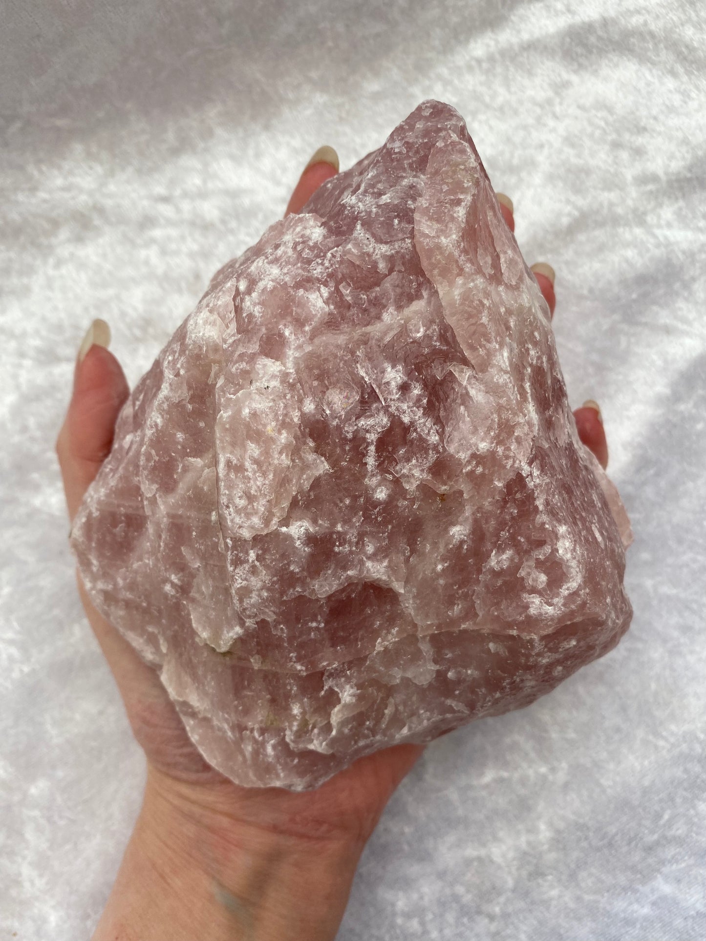 Large rough Rose Quartz chunks