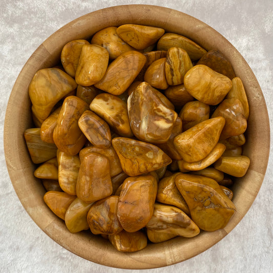 Yellow Jasper tumblestones