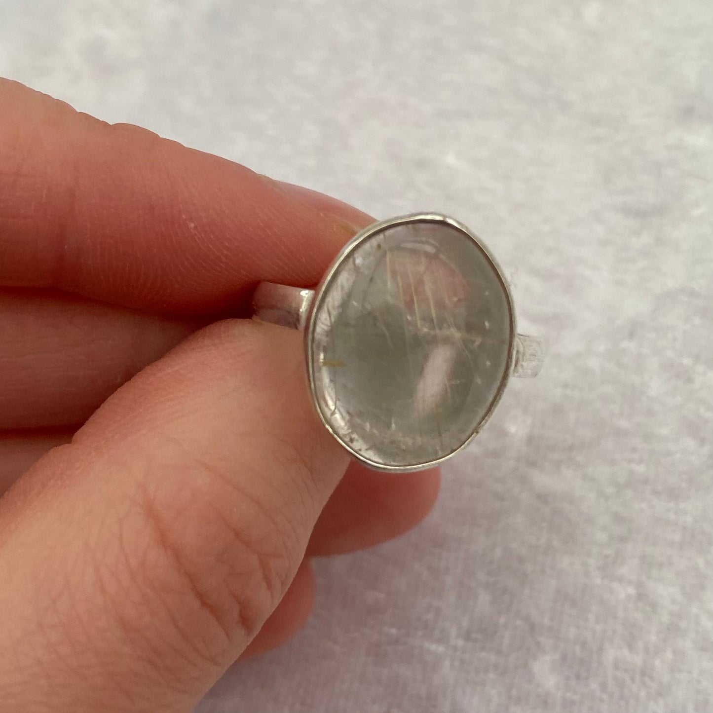 Rutile Quartz ring