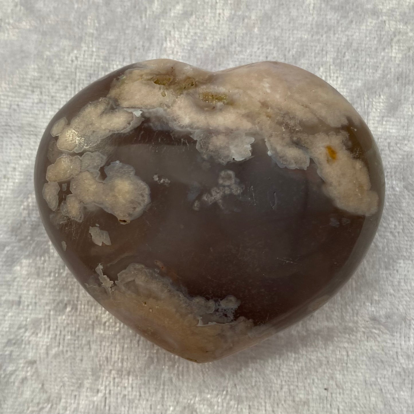 Blossom Agate heart